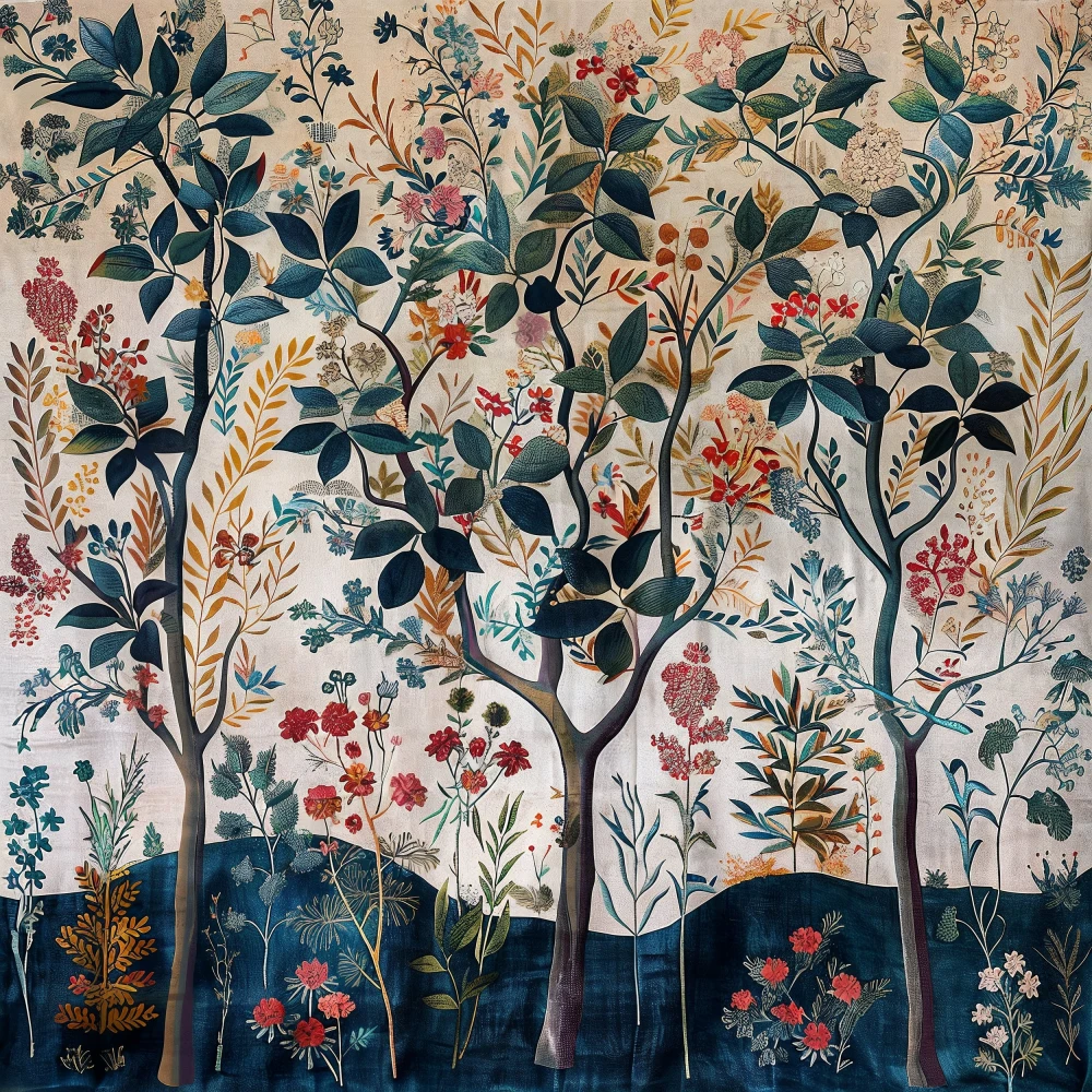 Einfühlung wallpaper installed in a room